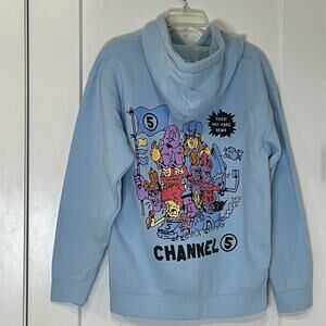 Graphic Hooded Sweatshirt M Mens Hoodie Streetwear Skateboarding Layering